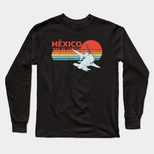 México Sea of Cortez Hammerhead Shark Long Sleeve T-Shirt